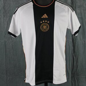Team Germany Soccer Jersey - 2022 Home Jersey by Adidas - Men's Large